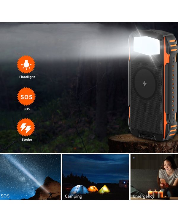 4smart Solar Power Bank Переносная зарядная батарея UltiMag 20000 mAh