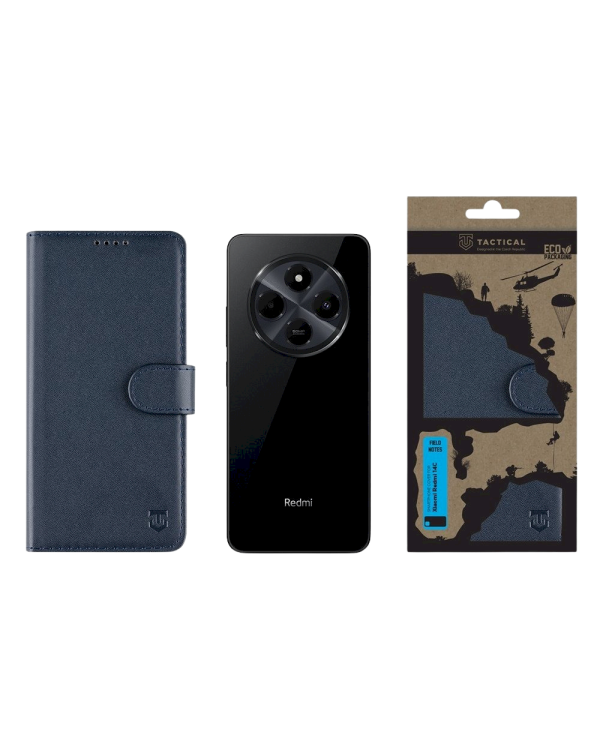 Tactical Field Notes Cover Защитный чехол для Xiaomi Redmi 14C 4G/A4 5G/Poco C75 / синий