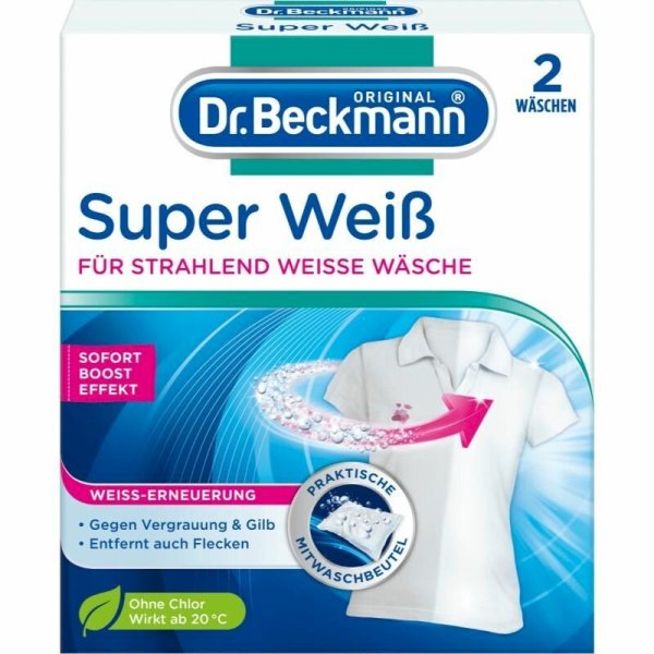 Dr. Beckmann Super Weiss Отбеливатель 2 x 40g