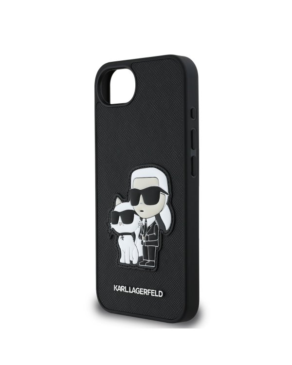 Karl Lagerfeld PU Saffiano Karl and Choupette Case Чехол для Apple iPhone 16e