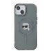 Karl Lagerfeld IML Karl Head Metal Frame MagSafe Защитный чехол для iPhone 15 / чёрный