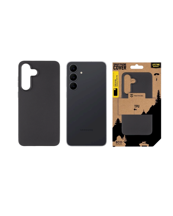 Tactical TPU Cover Защитный чехол для Samsung Galaxy S25 FE / чёрный