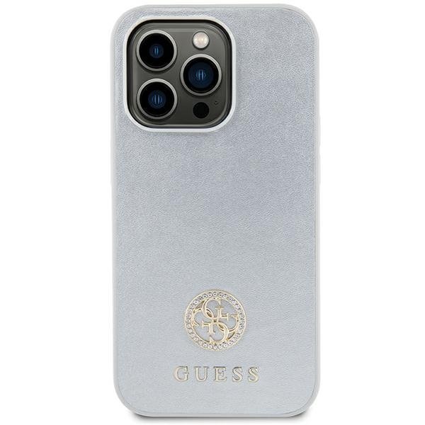 Guess Strass Metal Logo Back Case Защитный Чехол для Apple iPhone 15 Plus