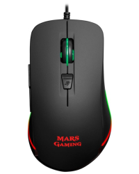 Mars Gaming MM118 Игровая мышь с Дополнительными кнопками / RGB / 400 - 9800 DPI / USB / черный