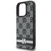 DKNY Checkered Pattern & Printed Stripes Защитный Чехол для Apple iPhone 16 Pro