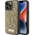 Guess Rhinestone Metal Logo Case Защитный Чехол для Apple iPhone 15 Pro
