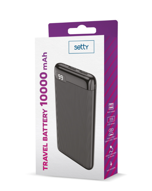 Setty LCD SPBL-10 Power Bank 10000 mAh