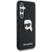 Karl Lagerfeld Leather Monogram Pin Logo Karl Head Чехол для Samsung Galaxy S25