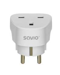 SAVIO AP-02 Travel Сетевой переходник UK - EU
