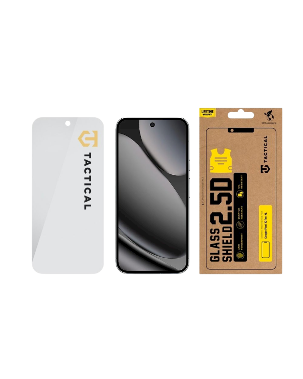 Tactical Glass Shield 2.5D Защитное стекло для Google Pixel 10 Pro XL / прозрачный