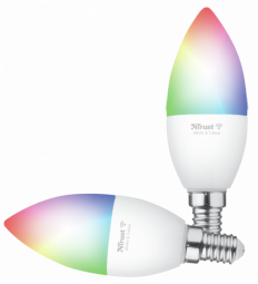 Trust Smart WiFi LED Candle E14 Белая и цветная (двойная упаковка) светодиодная лампа