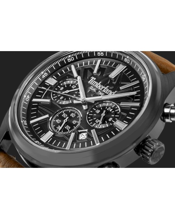 Дополнительное изображение книги «Timberland Classic Мужские Часы Black Brown Leather 45mm»