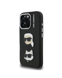 Karl Lagerfeld Grained PU K&CH Heads Case Чехол для Apple iPhone 16 Pro Max