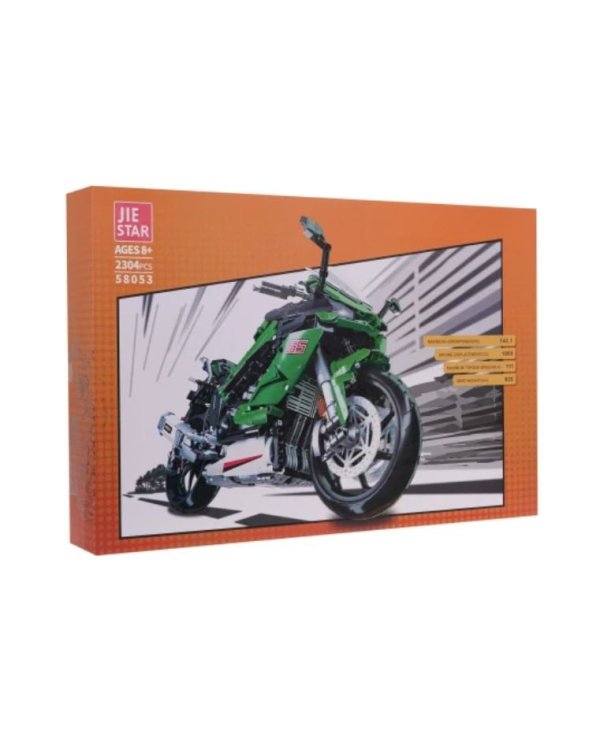 Jie Star Kawasaki Ninja 1000SX Kонструктор Cпортивного мотоцикла 2304шт.