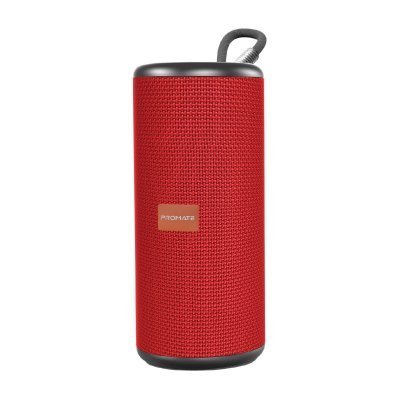 Promate Pylon Bluetooth 5.0 Портативная Колонка Kраснaя