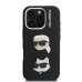 Karl Lagerfeld Grained PU K&CH Heads Case Чехол для Apple iPhone 16 Pro Max