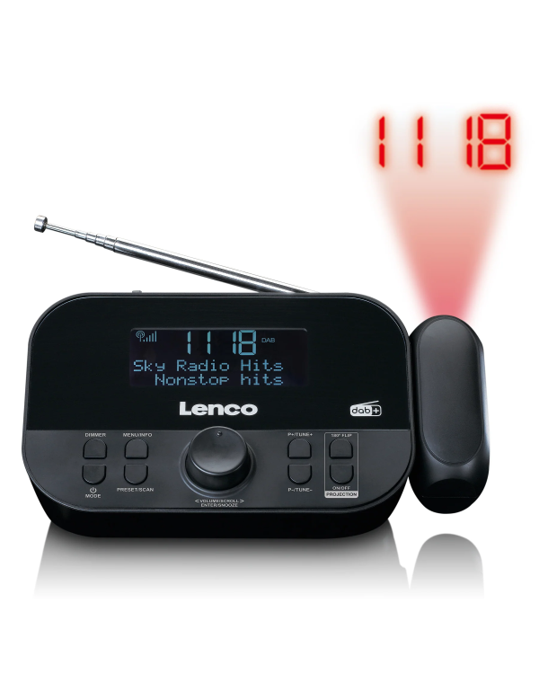 Lenco CR-615BK Радиочасы