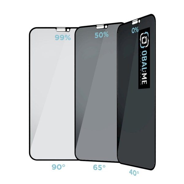 Обложка книги «OBAL:ME Privacy 5D Glass Screen Protector Защитное стекло для Apple iPhone 11 Pro/XS/X / чёрный»