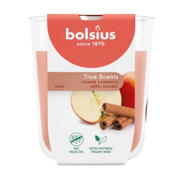 Bolsius True Scents Ароматическая Свеча 80x73mm Apple Cinnamon