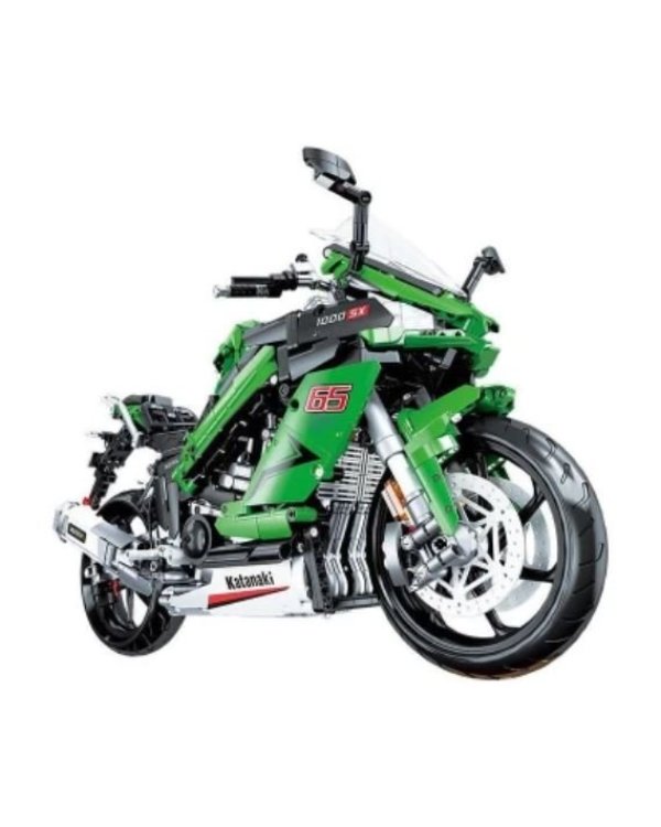 Jie Star Kawasaki Ninja 1000SX Kонструктор Cпортивного мотоцикла 2304шт.