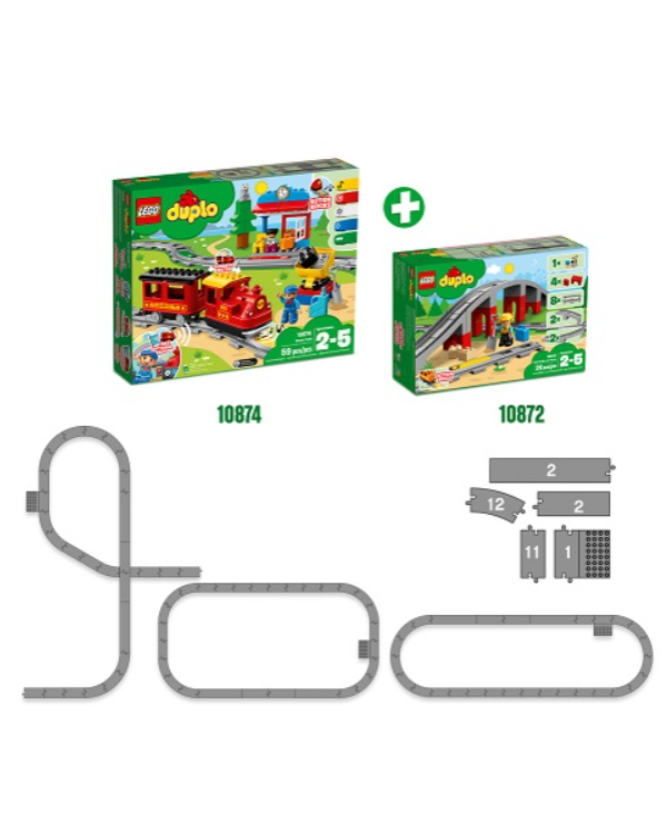 Дополнительное изображение книги «LEGO 10872 Duplo Train Bridge and Tracks Конструктор»