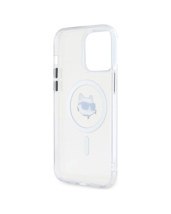 Karl Lagerfeld KLHMP13XHLSCHH IML Metal Choupette Head Чехол для Apple iPhone 13 Pro Max