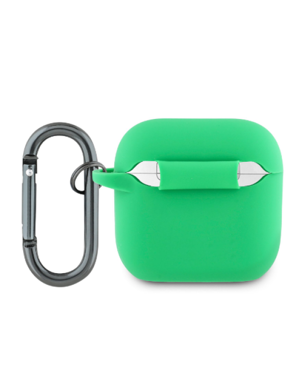 Lacoste Liquid Silicone Croc Logo Case Чехол для наушников Apple AirPods 4