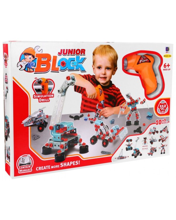 RoGer Screwdriver Конструктор 550 шт.