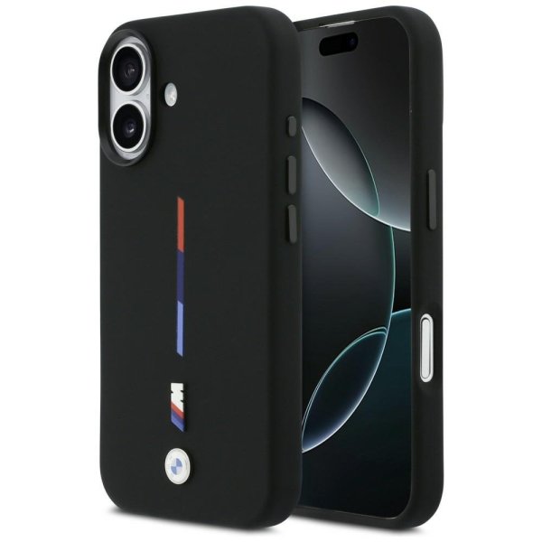 BMW M Silicon Tricolor Line MagSafe Case Защитный Чехол для Apple iPhone 17