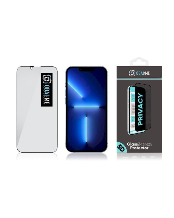 Дополнительное изображение книги «OBAL:ME Privacy 5D Glass Screen Protector Защитное стекло для Apple iPhone 13 Pro Max/14 Plus / чёрный»
