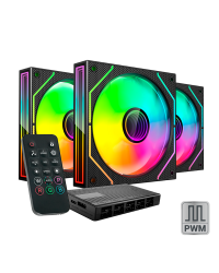 Mars Gaming MF3DPROKIT ARGB 120mm Комплект кулеров для компьютера с дистанционным управлением