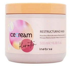Inebrya Ice Cream Кератиновая Восстанавливающая Маска Для Волос 500 ml