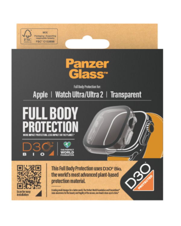 PanzerGlass Full Body Защитное Стекло для Apple Watch Ultra 2 49mm