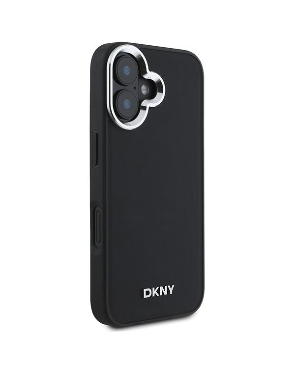 DKNY Plain Silver Logo MagSafe Защитный Чехол для Apple iPhone 16