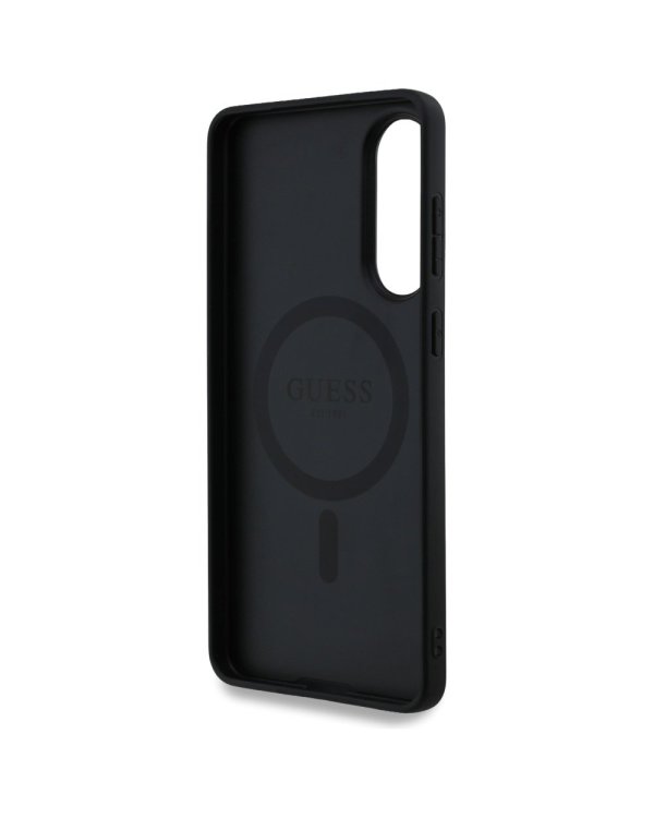 Guess 4G Ring Classic Logo MagSafe case Чехол для Samsung Galaxy S25 Edge