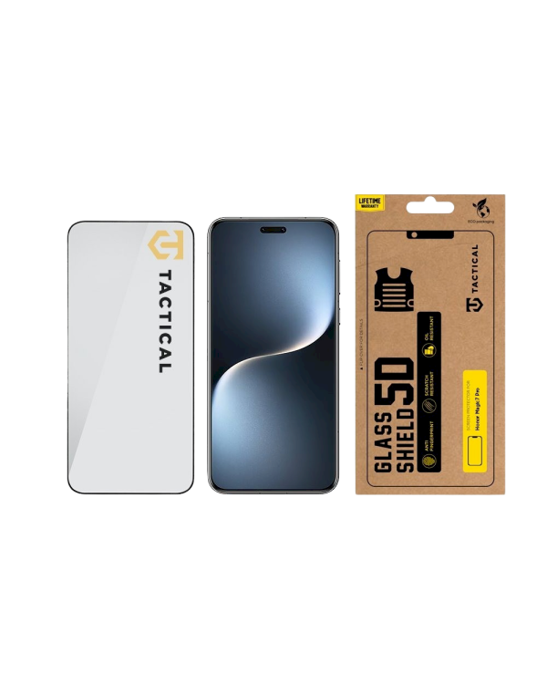 Tactical Glass Shield 5D Защитное стекло для Honor Magic7 Pro / чёрный