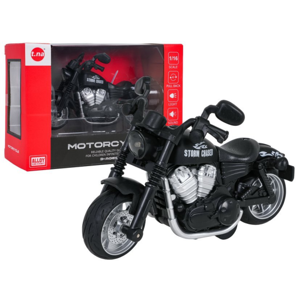 RoGer Metal Motorcycle Black Игрушечный мотоцикл