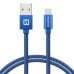 Swissten Textile Универсальный Quick Charge 3.1 USB-C USB Кабель данных 2м