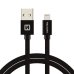 Swissten Textile Fast Charge 3A Lightning Кабель Для Зарядки и Переноса Данных 3m