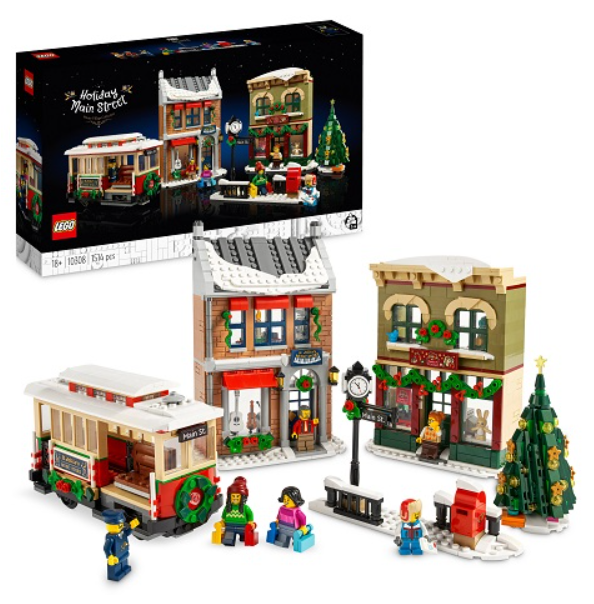 Обложка книги «LEGO 10308 Christmas High Street Конструктор»