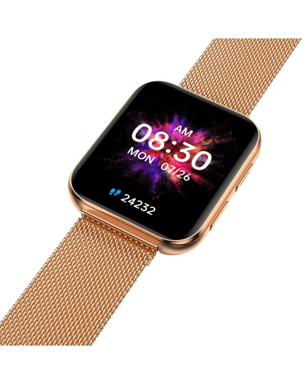 Garett Smartwatch GRC MAXX Gold Steel Умные часы IPS / Bluetooth / IP68 / SMS