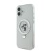 Karl Lagerfeld Ringstand Karl and Choupette MagSafe Case Защитный чехол с кольцом для iPhone 16 Plus / белый