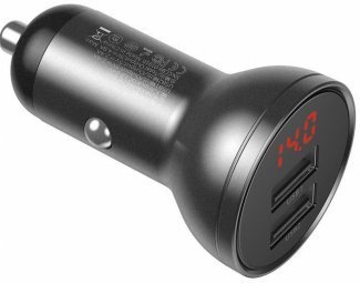 Baseus Digital Display Авто Зарядка USB-A / 24W