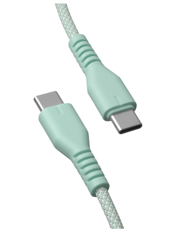 Qualo QKN-CC-21 USB-C - USB-C Кабель 1.5m Mint