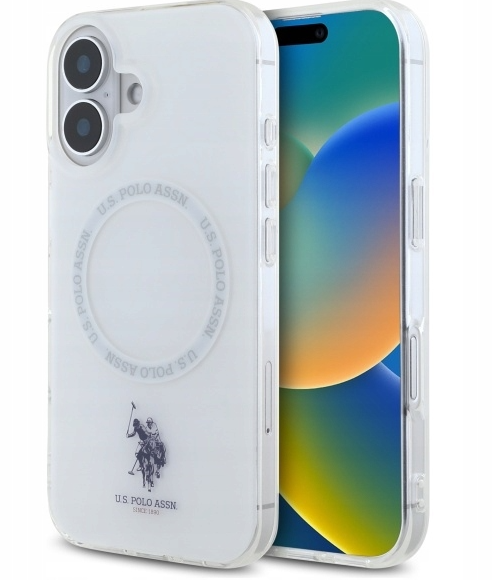 US Polo IML Ring MagSafe Защитный Чехол для Apple iPhone 16