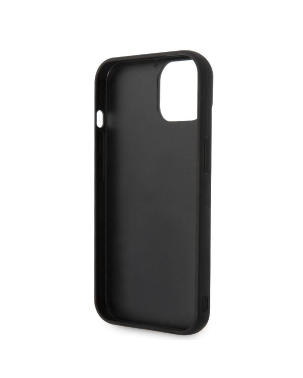 Karl Lagerfeld Quilted Puffy Ikonik Logo Case Защитный чехол для iPhone 14 Plus / чёрный
