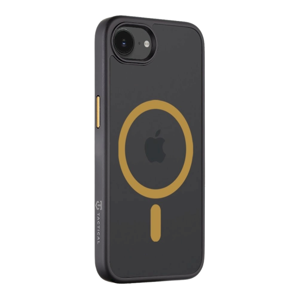 Обложка книги «Tactical MagForce Hyperstealth 2.0 Cover Защитный чехол для iPhone 16e / чёрный/жёлтый»
