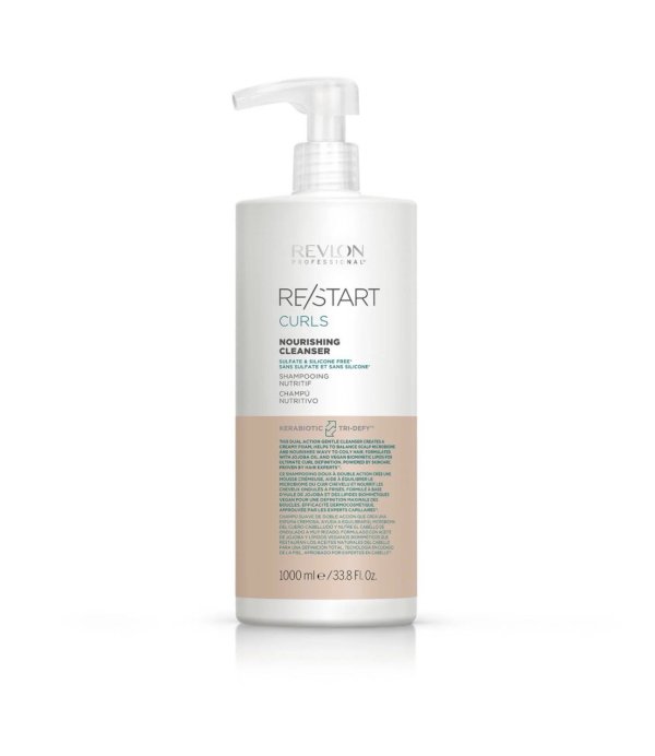 Revlon Professional Restart Curls Питательный Шампунь Для Волос 1000ml