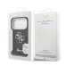 Guess PU Grained 4G Logo Stand Camera Frame Case Защитный чехол для iPhone 17 Pro / чёрный
