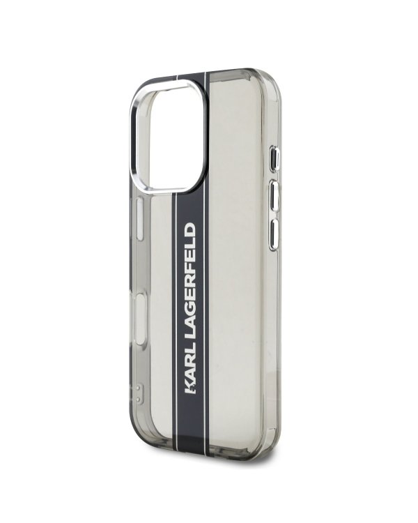 Karl Lagerfeld IML Stripe Logo Case Чехол для Apple iPhone 16 Pro Max